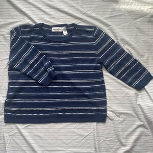 Blue Striped Sweater